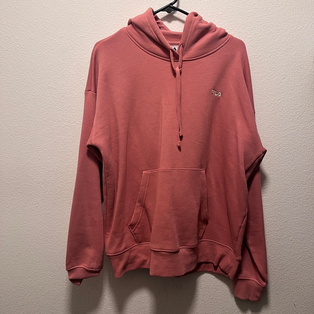 Pink FILA Hoodie